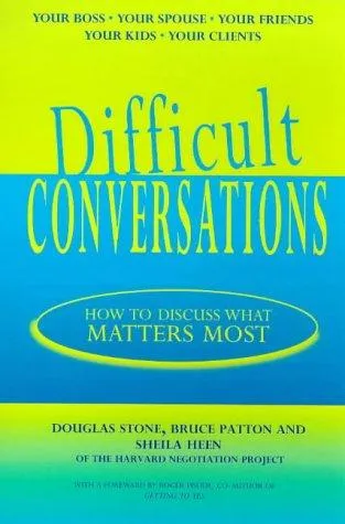 Portada de Conversaciones difíciles